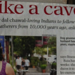 Being Primal / Paleo in a mainstream Indian newspaper